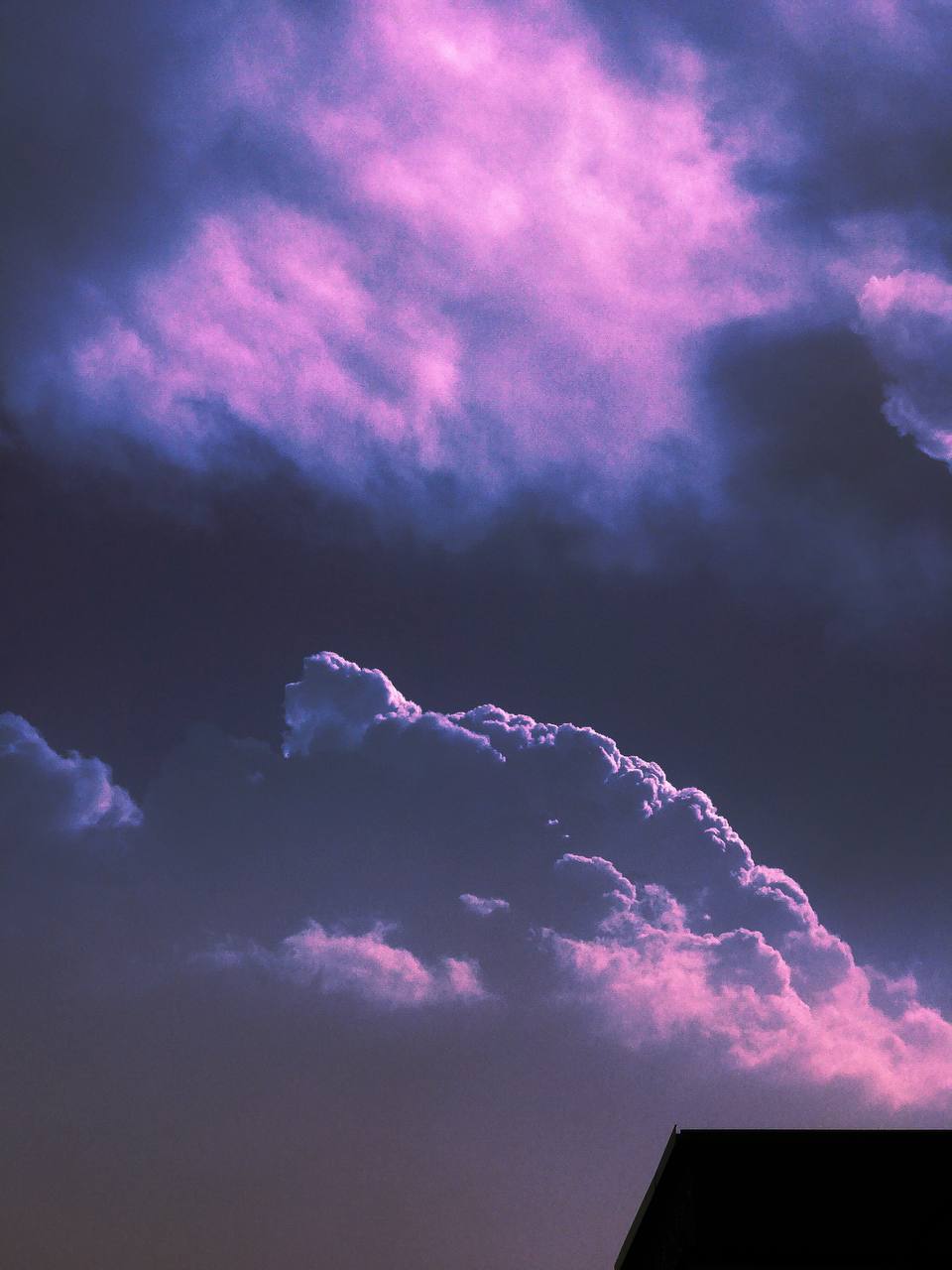 a purple and pink sky